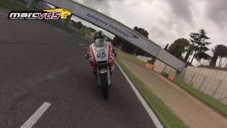 Onboard at Vallelunga with Scott Redding and Mika Kallio [upl. by Heinrick]