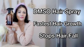 DMSO Natural Hair Spray Homemade for Hair Fall amp Hair Growth amp How to preserve it DMSO amp Lifestyle [upl. by Yeznil]