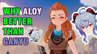 Why Aloy better than Ganyu  Genshin Impact [upl. by Sil]