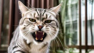 ကြောင်အော်သံ  Cat Voice Sound  Cat Meowing Videos [upl. by Netsyrc]