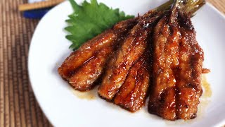 How to make Sardine Kabayaki ＆ Unagi sauce  Kabayaki eel sauceRecipe Instead of eel [upl. by Aserret119]