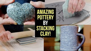 Create Amazing Pottery Stacking Clay  The MAKUME GANE Way [upl. by Jewel]