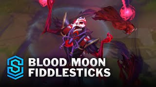 Blood Moon Fiddlesticks Skin Spotlight  PreRelease  PBE Preview  League of Legends [upl. by Ainelec551]