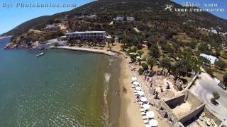 Sifnos Platy Gialos Βeach Αerial View [upl. by Gilligan]