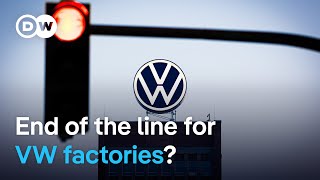 Will Volkswagen have to close factories to avoid sales slump  DW News [upl. by Annairb712]