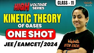 Kinetic Theory of Gases Class 11 One Shot  Physics Chapter 13  Vedantu Telugu  JEEEAMCET 2024 [upl. by Loriner]