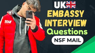 UK Embassy Interview Questions  Chances of UK embassy interview for students  Umar Shafique [upl. by Esened296]