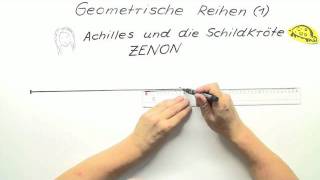 Geometrische Reihen 1 Achilles und die Schildkröte  Mathematik  Analysis [upl. by Jamie736]