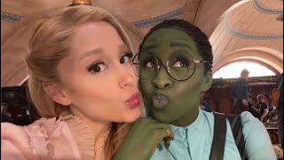 ARIANA GRANDE amp CYNTHIA ERIVO WICKED PRESS TOUR  TIKTOK COMPILATION [upl. by Mychael380]