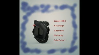 First look Begode Hero disassemble build quality check erides EUC upgrade Electric unicycle [upl. by Choo651]