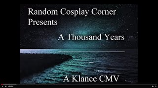 A Thousand Years  Voltron  Klance cmv [upl. by Nolla]