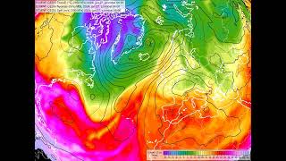 Thermal structure of Atlantic storms in January 2024 Viharciklonok termikus szerkezete 2024január [upl. by Joshua]