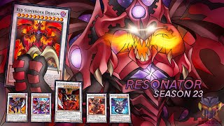 RED DRAGON ARCHFIEND RESONATOR Deck Rank Duels Season 23 ft Adventure Engine  YuGiOh Master Duel [upl. by Jacquie]