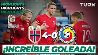 Highlights  Noruega 40 Rumania  UEFA Nations League 2020  TUDN [upl. by Sheila]