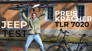 JEEP EBike im Test So gut ist das günstige TrekkingEBike im Alltag [upl. by Nihs]