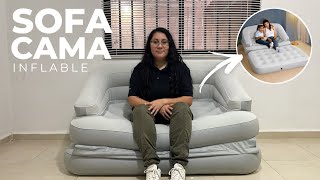 ✅ ¡Nuevo SOFÁ CAMA INFLABLE de Betterware Probamos las 5 FORMAS DE UTILIZARLO ✨ MB🌎 [upl. by Eiramlatsyrc568]