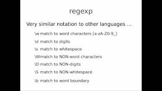 Perl part 4 Regular Expressions [upl. by Mahala]