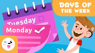 Days of the week for kids  What are the days of the week  Learn new words in English [upl. by Olga]