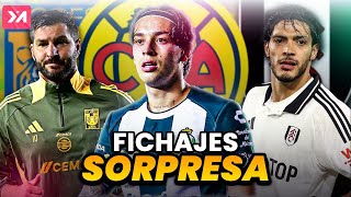 América y el FICHAJE que quiere YA Raúl jugará con CAMPEÓN MUNDIAL RIDíCULO de Tigres FICHAJES MX [upl. by Gabriela]