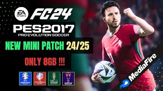 PES 2017  New Mini Patch For PES 2017 To FC 2024 V2 All Competitions  Download amp Install [upl. by Crifasi115]