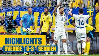 Highlights Sverige – Serbien 03  Förlust på Friends [upl. by Ainival]