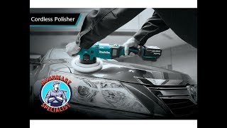 Makita DPO600Z  DPO600RTE 18V Brushless 150mm Random Orbit Polisher  Car Polisher [upl. by Neri]