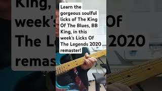 shorts bbking Learn BB Kings Guitar Style bluesguitar kingoftheblues blueslicks [upl. by Yrtua221]