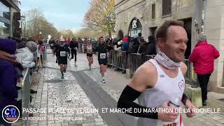 Le Marathon de La Rochelle 2023 en centre ville [upl. by Platon235]