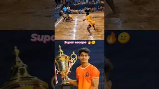 Super escape kabaddi viralshorts cricketlover 100k [upl. by Maxy]