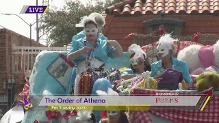 Mobile Mardi Gras 2023 Order of Athena Parade [upl. by Zadack]