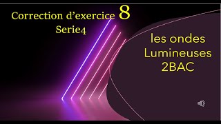 Correction d’exercice 8 série 4 [upl. by Shawna]