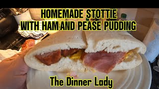 HOME MADE STOTTIE CAKE WITH HAM amp PEASE PUDDING [upl. by Oelak253]