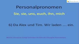 Personalpronomen  Fragen und Antworten 6 [upl. by Lois]