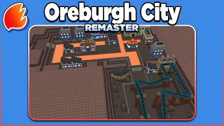 Oreburgh City Night Remaster ◓ Pokémon Diamond Pearl amp Platinum [upl. by Wandis953]