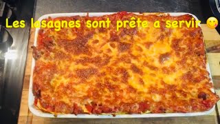 Recette de Lasagnes facile à faire 😀 [upl. by Danie]