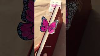 Handmade bookmark idea✨🦋 Butterfly Day 0230✨ diy ytshortsindia shorts [upl. by Hutton801]