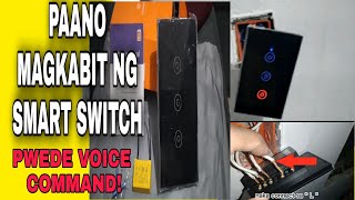 PAANO MAG KABIT NG SMART SWITCH  SMART WIFI SWITCH INSTALLATION [upl. by Keeton]