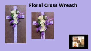 Floral Cross Wreath for Easter [upl. by Ritch]