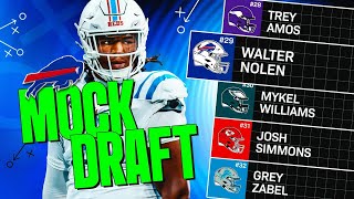 Buffalo Bills 3Round Mock Draft  PFF [upl. by Neoma]