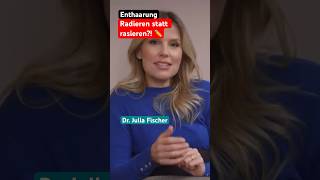 Beinhaare mal eben wegradieren  Dr Julia Fischer über den Beautytrend auf TikTok shorts haare [upl. by Lynden]