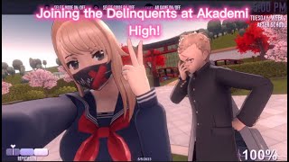 Yandere Simulator  Joining the Delinquents [upl. by Odessa]