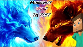 Wolf Iq in minecraft [upl. by Milone]