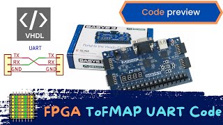 FPGA ToFMAP UART Implementation Brief VHDL Code preview [upl. by Bonni911]