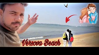 Rock beach Mumbai Versova Andheri West versova mumbai song viralvideo [upl. by Xanthe]