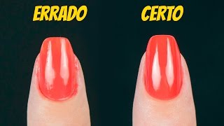 A FORMA CORRETA DE ESMALTAR AS UNHAS  Anatododia 25 [upl. by Neenej574]