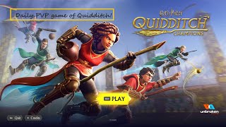 Daily Game of Quidditch Champions PVP 30  Seeker close battle [upl. by Akiemaj]