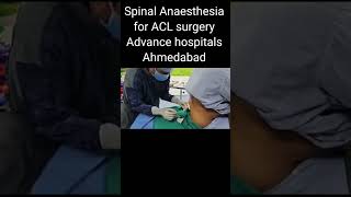 Spinal Anaesthesia for ACL surgery [upl. by Anairb]