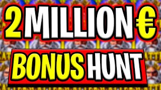 🔴 MY BIGGEST SLOT BONUS HUNT OPENING EVER €2000000 LIVE SLOTS 🔥 JOIN ME FOR BIG RECORD WINS‼️ [upl. by Anahcar]