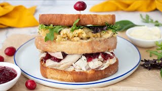 Ross Gellers Moist Maker Sandwich for a Friends Thanksgiving Recipe [upl. by Ynohtnakram]