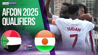 Sudan SDN vs Niger NER  AFCON 2025 Qualifiers HIGHLIGHTS  090424  beIN SPORTS USA [upl. by Aynekat]